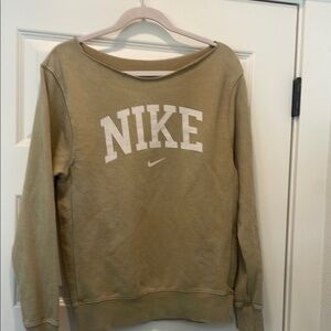 Nike off the shoulder crew
